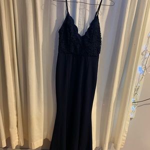Lulus navy blue prom dress